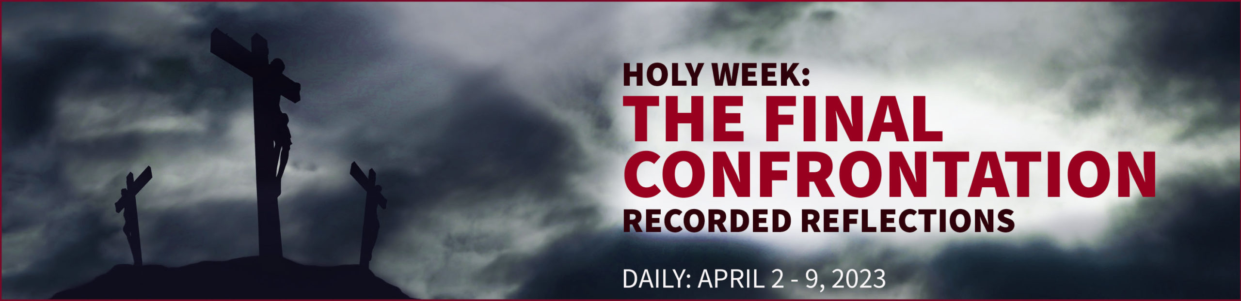Holy Week Audio recordings ad